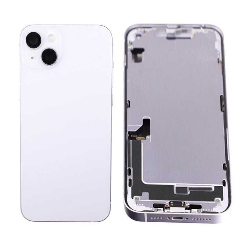 iPhone 14 Plus Baksida med Komplett Ram - Lila image 1