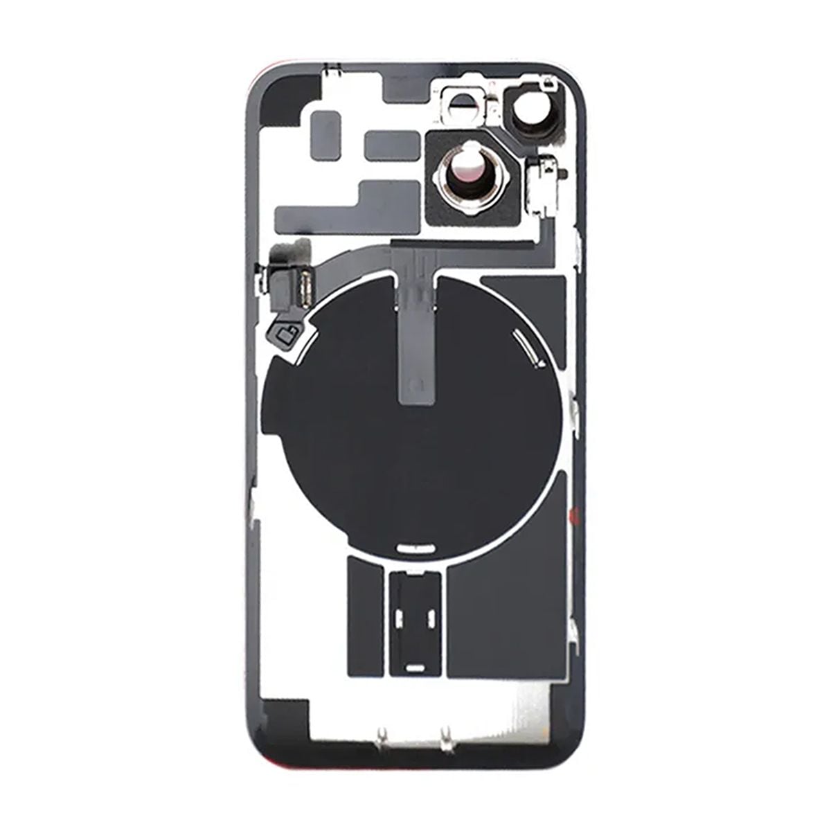 iPhone 14 Baksida Glas Komplett - Röd image 3