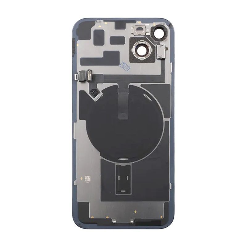 iPhone 14 Plus Baksida Glas Komplett - Vit image 3