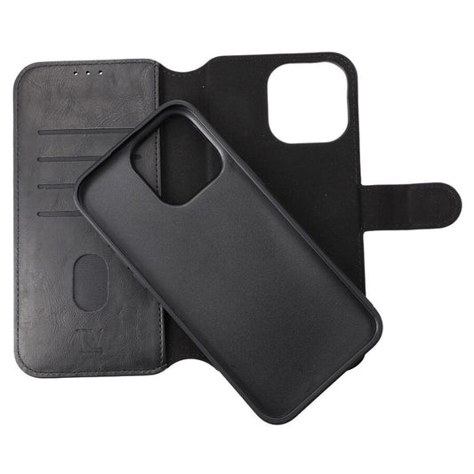 iPhone 15 Pro Max Plånboksfodral Magnet Rvelon - Svart image 2