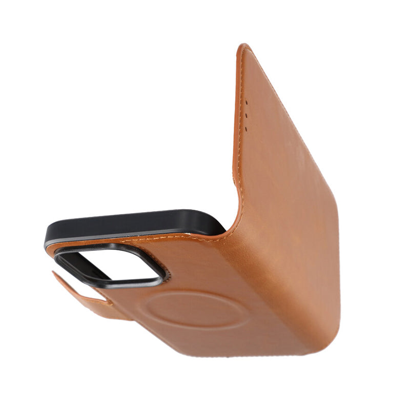 iPhone 15 Pro Max Plånboksfodral med Magsafe Rvelon - Brun image 12