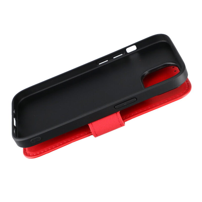 iPhone 15 Plånboksfodral med Magsafe Rvelon - Röd image 11