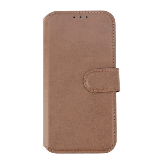 iPhone 15 Pro Plånboksfodral Läder Rvelon - Brun image 2