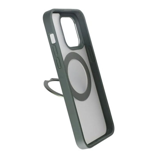 iPhone 15 Pro Skal med MagSafe Stativ Rvelon - Grön image 4
