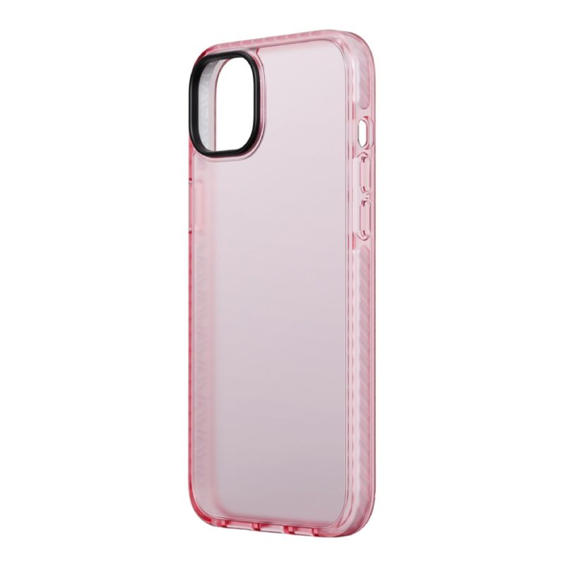 iPhone 15 Plus Stöttåligt TPU Mobilskal - Rosa image 4