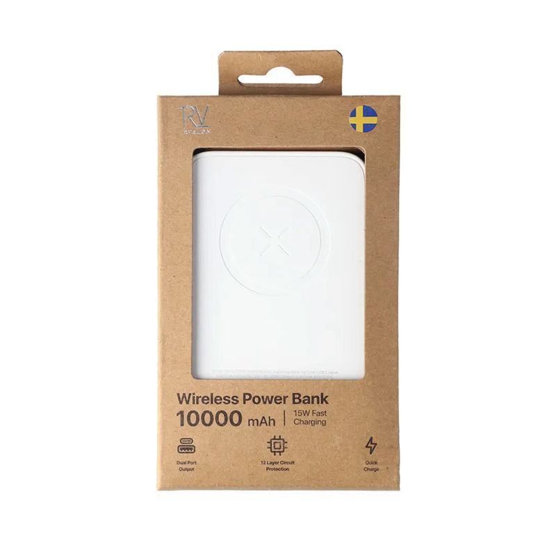 Rvelon Magsafe Powerbank 10000 mAh - Vit image 4