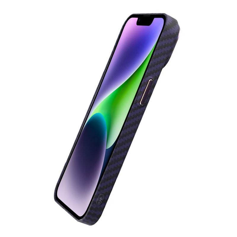 iPhone 15 Plus Mobilskal i Kolfiber - Lila image 5