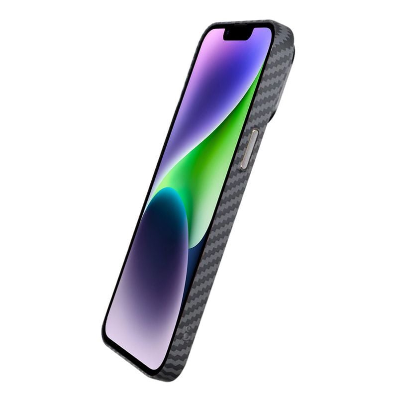 iPhone 15 Pro Mobilskal i Kolfiber - Svart image 6