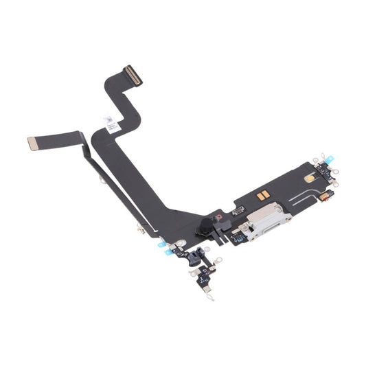 iPhone 14 Pro Laddkontakt med Flexkabel Original - Vit image 2
