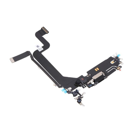 iPhone 14 Pro Max Laddkontakt med Flexkabel Original - Svart image 2