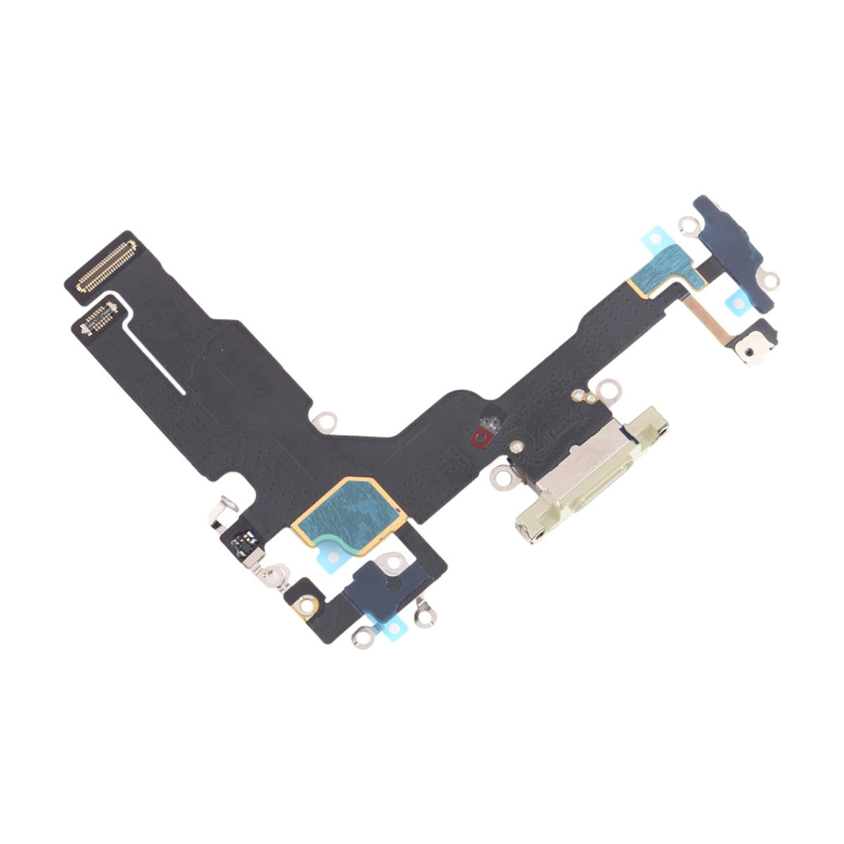 iPhone 15 Laddkontakt med Flexkabel - Gul image 3