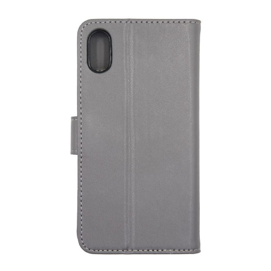 iPhone X och iPhone XS Plånboksfodral Läder med Stativ - Grå image 2