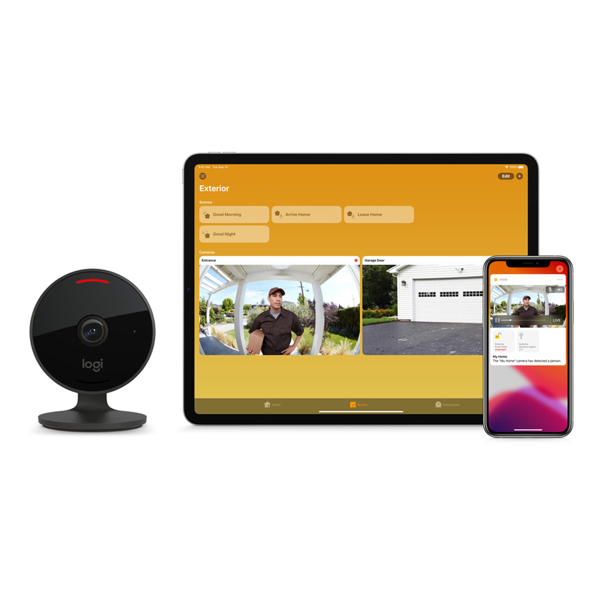 Logitech Säkerhetskamera Circle View HomeKit-kompatibel image 5