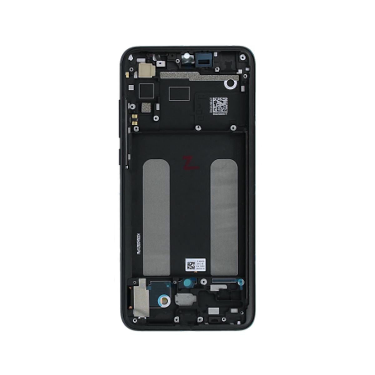 Xiaomi Mi 9 Lite (2019) Skärm/Display + Ram (Service Paket) - Tarnish Svart image 5