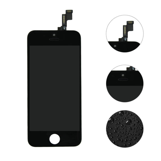 iPhone SE/5S LCD Skärm - Svart image 2