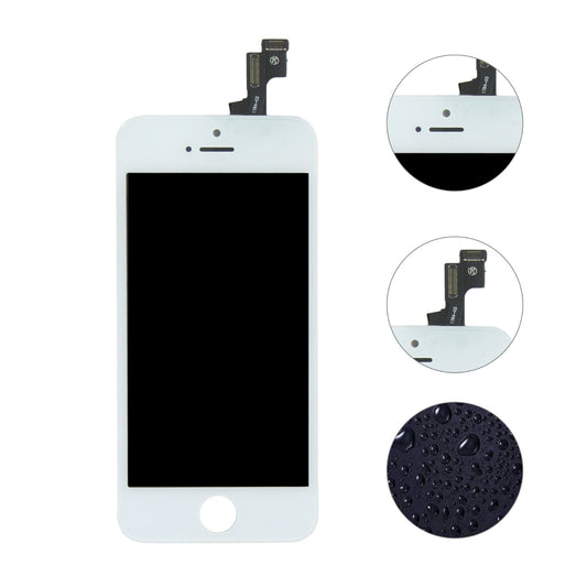 iPhone 5S/SE LCD Skärm AAA Premium - Vit image 2