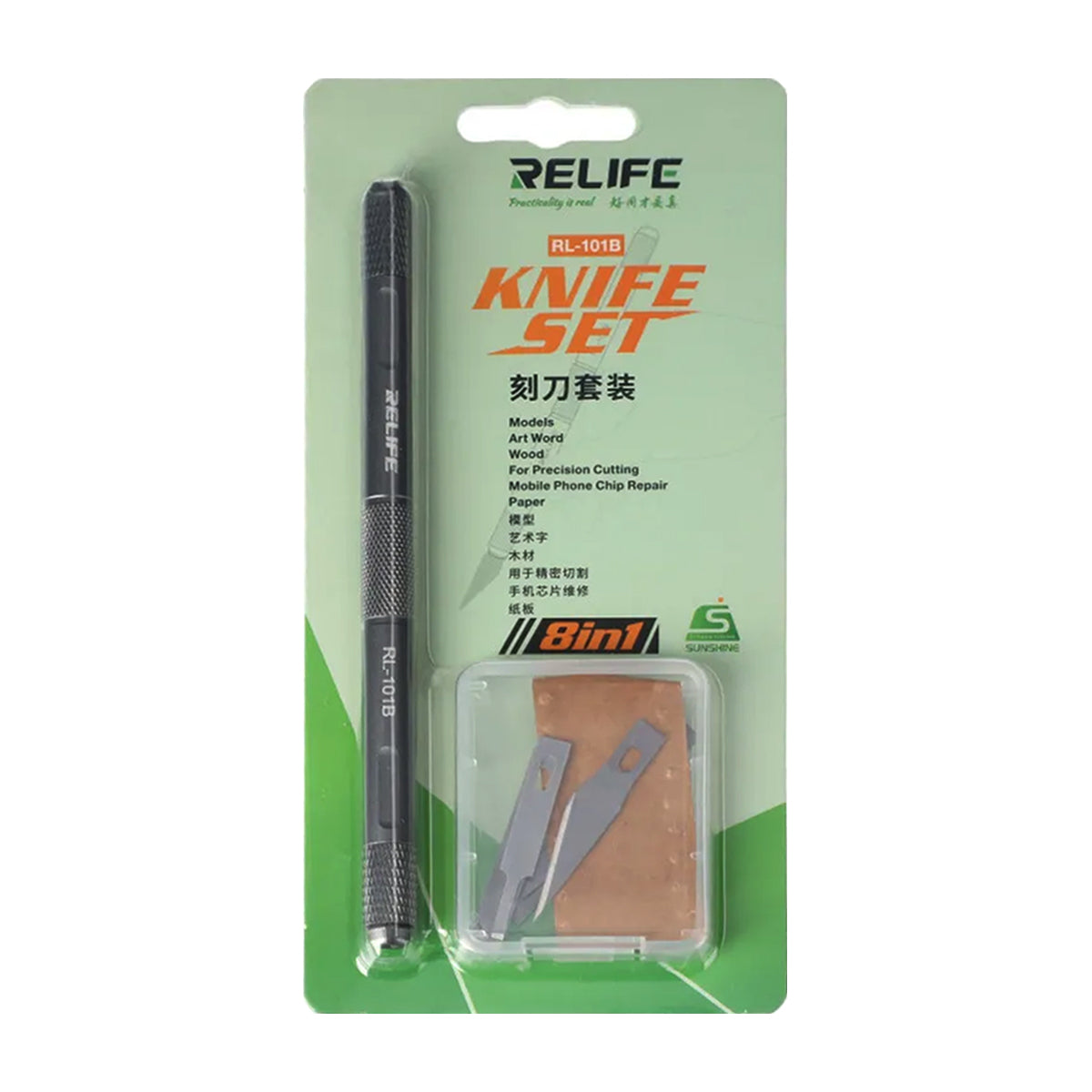 ReLife 8-i-1 Rakblad Verktygskit RL-101B image 4