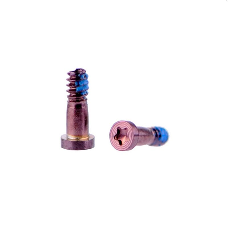 iPhone 5/5s/6/6P/6S/6SP Bottenskruvar - Roséguld image 1