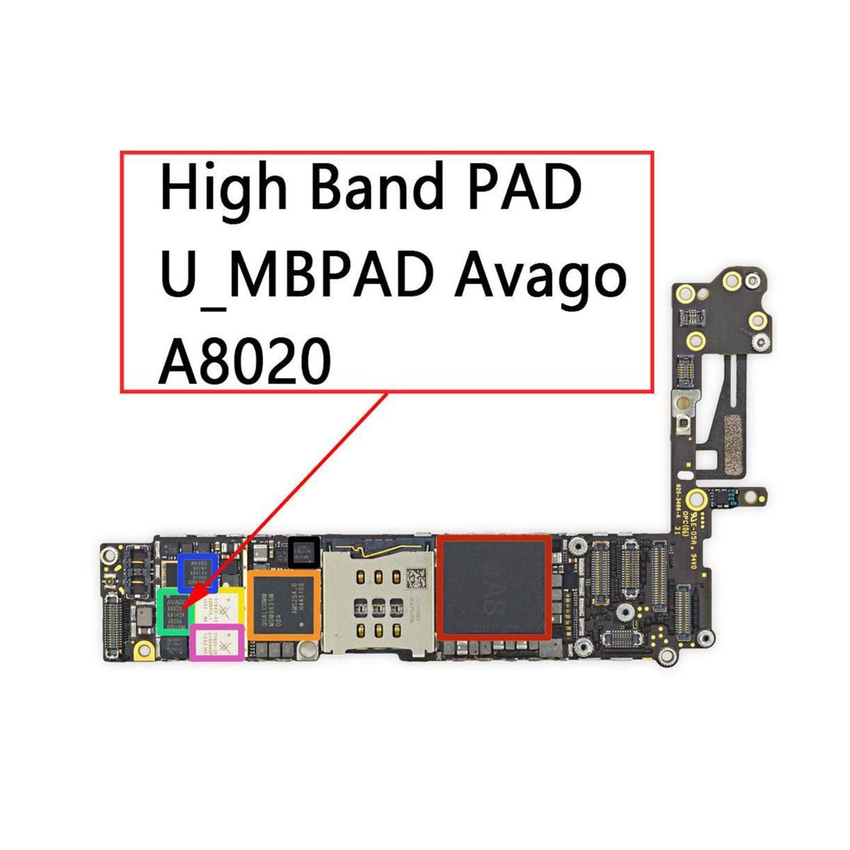 iPhone 6/6P A8020 Förstärkare IC image 1