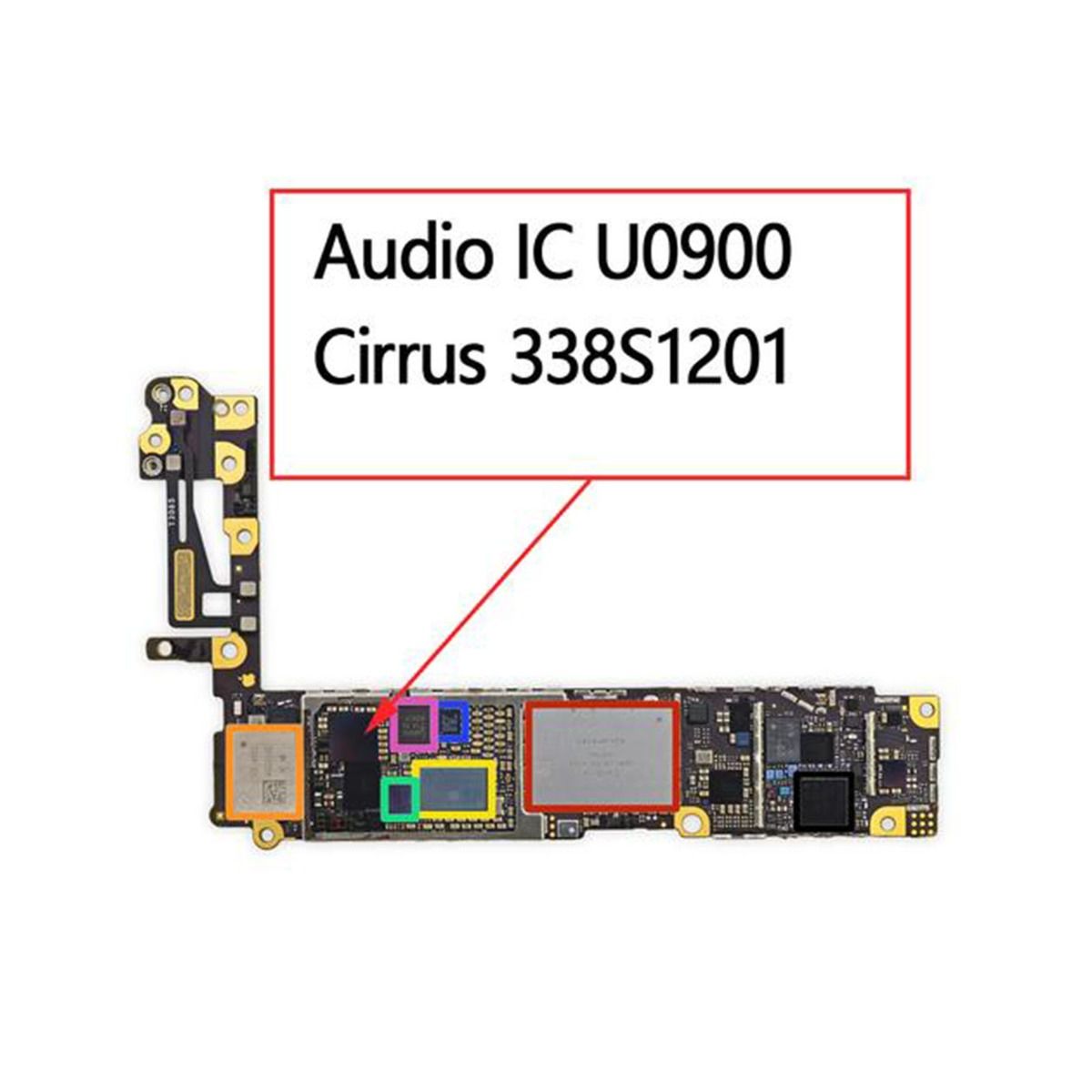 Ljud IC Stora 338S1201 iPhone 6/6 Plus image 1