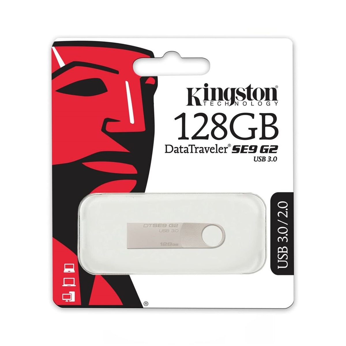 Minneskort USB Kingston 128GB DataTraveler SE9 G2 USB 3.0 image 4