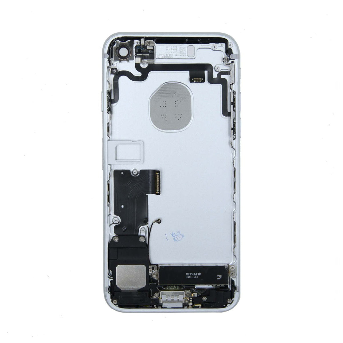 iPhone 7 Baksida med Komplett Ram - Silver image 3