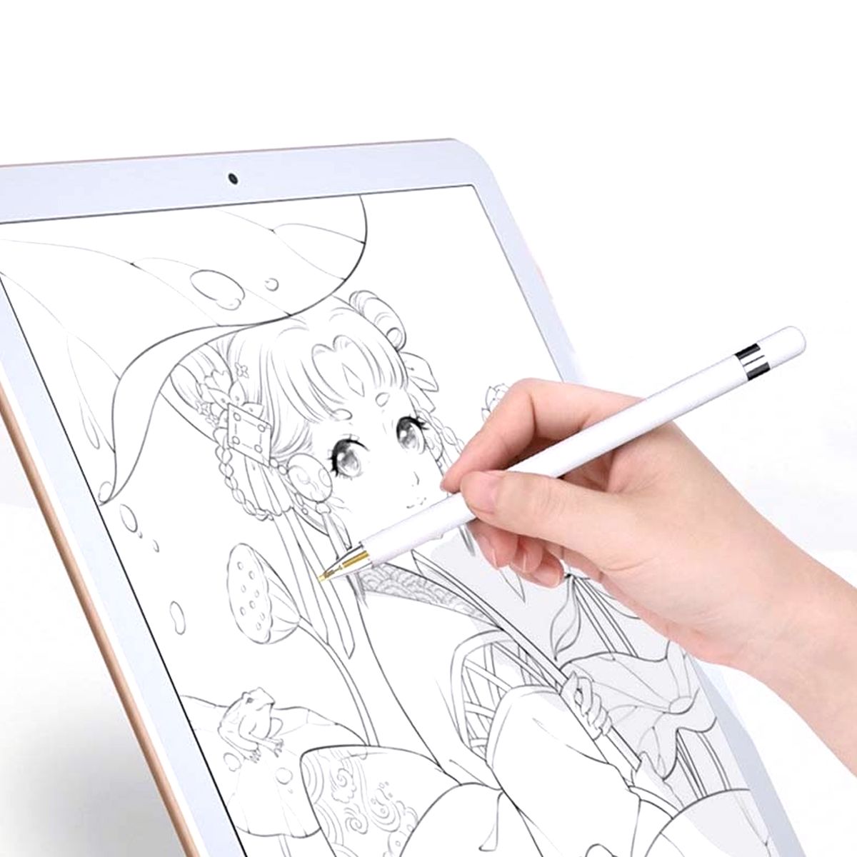 Apple Pencil 1/2 8-pack vita 3.0 toppar - Uppgraderade