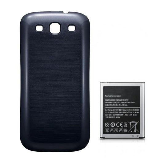 Samsung Galaxy S3 Batteri med Baksida - Blå image 2
