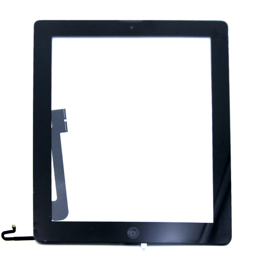 iPad 4 Glas med Touchskärm med Hemknapp - Svart image 2