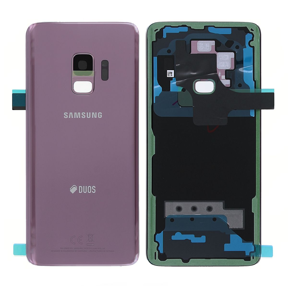 Samsung Galaxy S9 Duos (SM-G960F) Baksida Original - Lila image 1