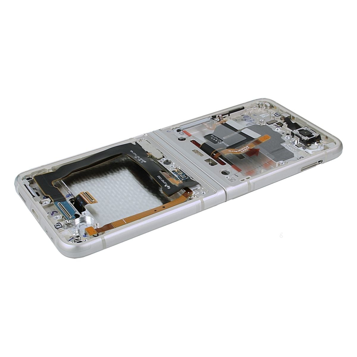 Samsung Galaxy Z Flip 3 5G 2021 (F711) Skärm med LCD Display Original - Kräm image 5