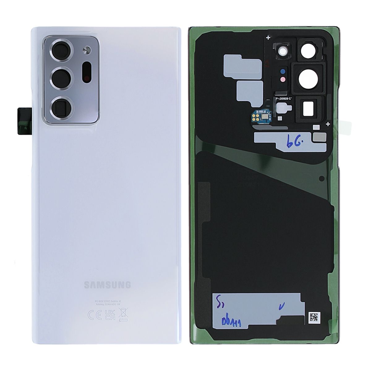 Samsung Galaxy Note 20 Ultra (SM-N985F/SM-N986F) Baksida Original (UKCA) - Vit image 1