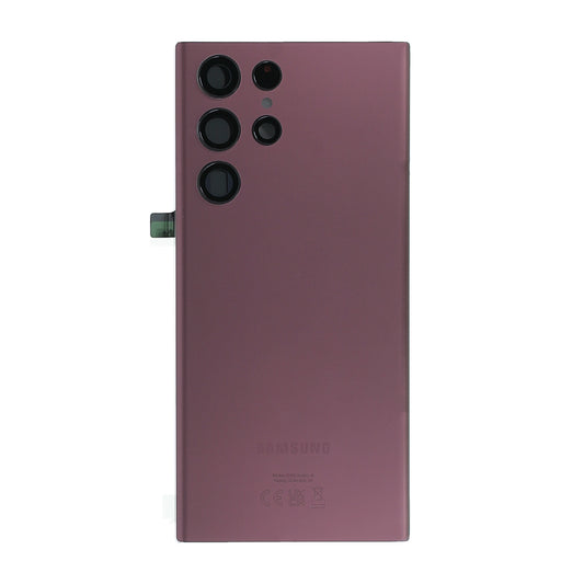 Samsung Galaxy S22 Ultra (SM-S908B) Baksida Original - Burgundy image 2