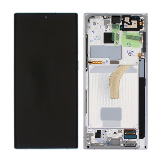 Samsung Galaxy S22 Ultra Skärm med LCD Display Original - Vit image 2