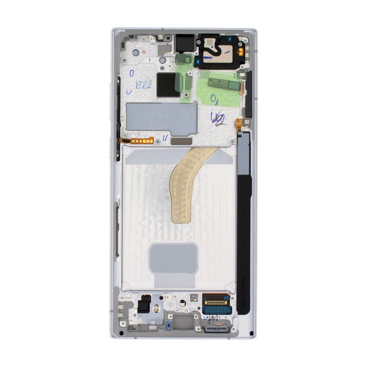 Samsung Galaxy S22 Ultra Skärm med LCD Display Original - Vit image 3