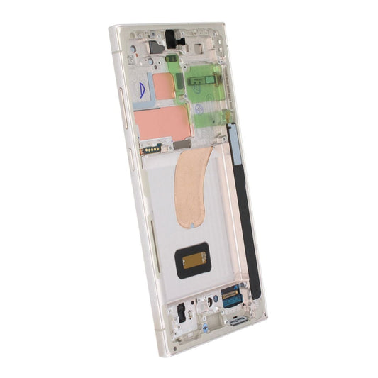 Samsung Galaxy S23 Ultra Skärm med LCD Display Original - Kräm image 5