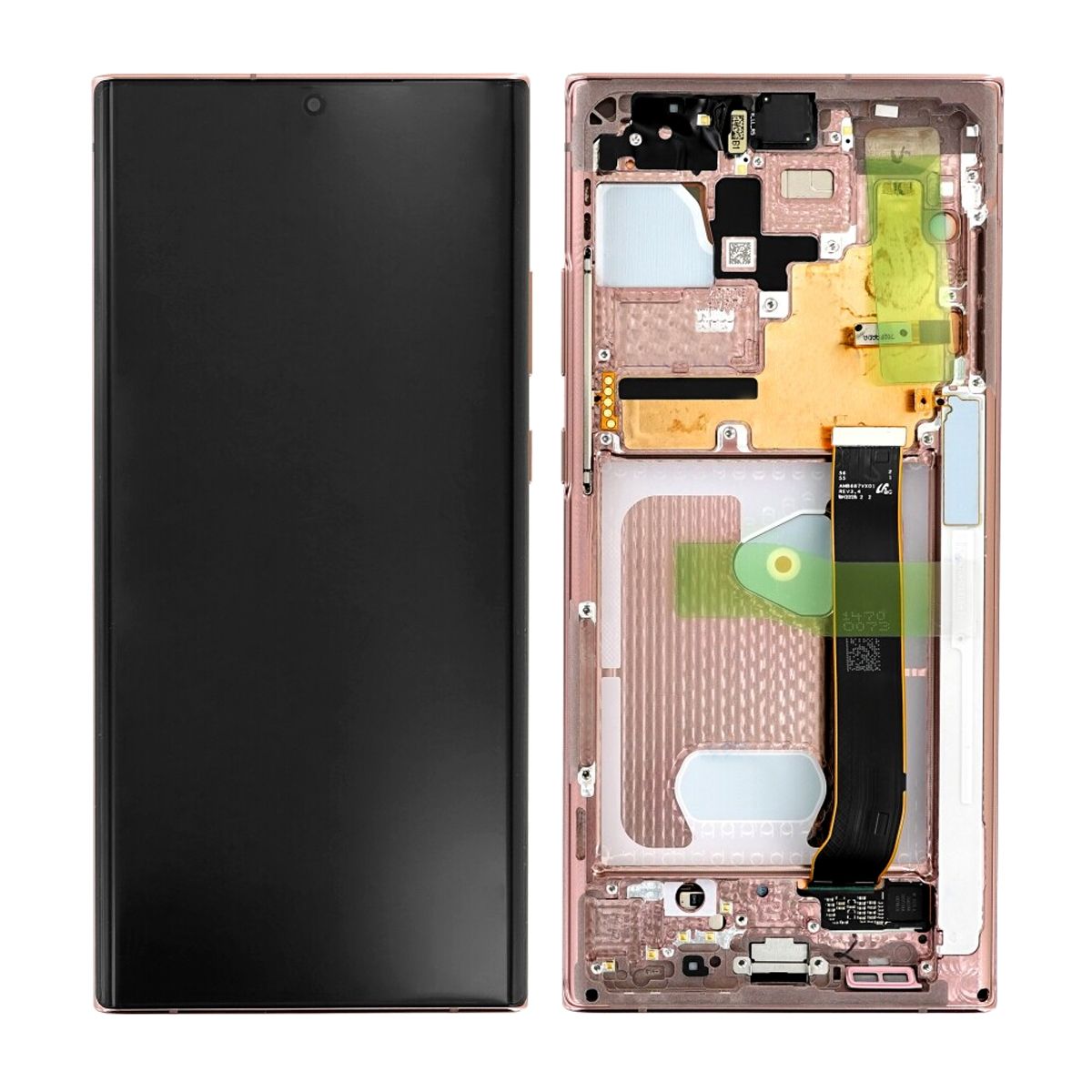 Samsung Galaxy Note 20 Ultra 4G/5G (N985/N986) Skärm med LCD Display Original - Brons image 1