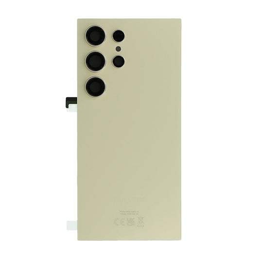 Samsung Galaxy S24 Ultra (SM-S928B) Baksida Original - Titanium Gul image 2