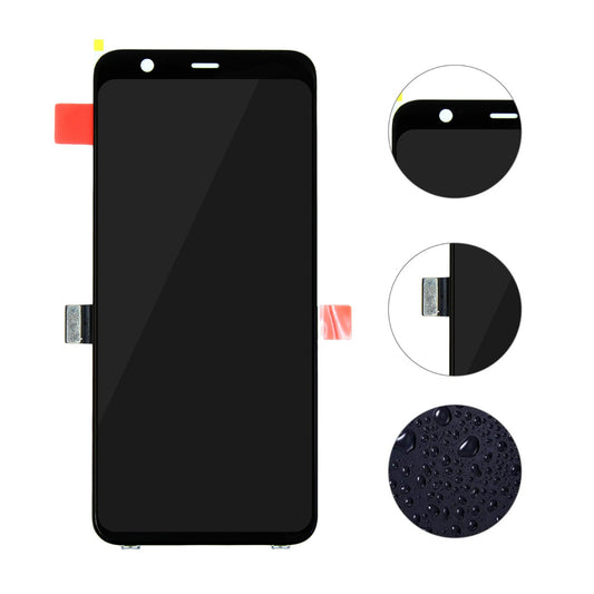 Google Pixel 4 Skärm/Display Original - Svart image 2