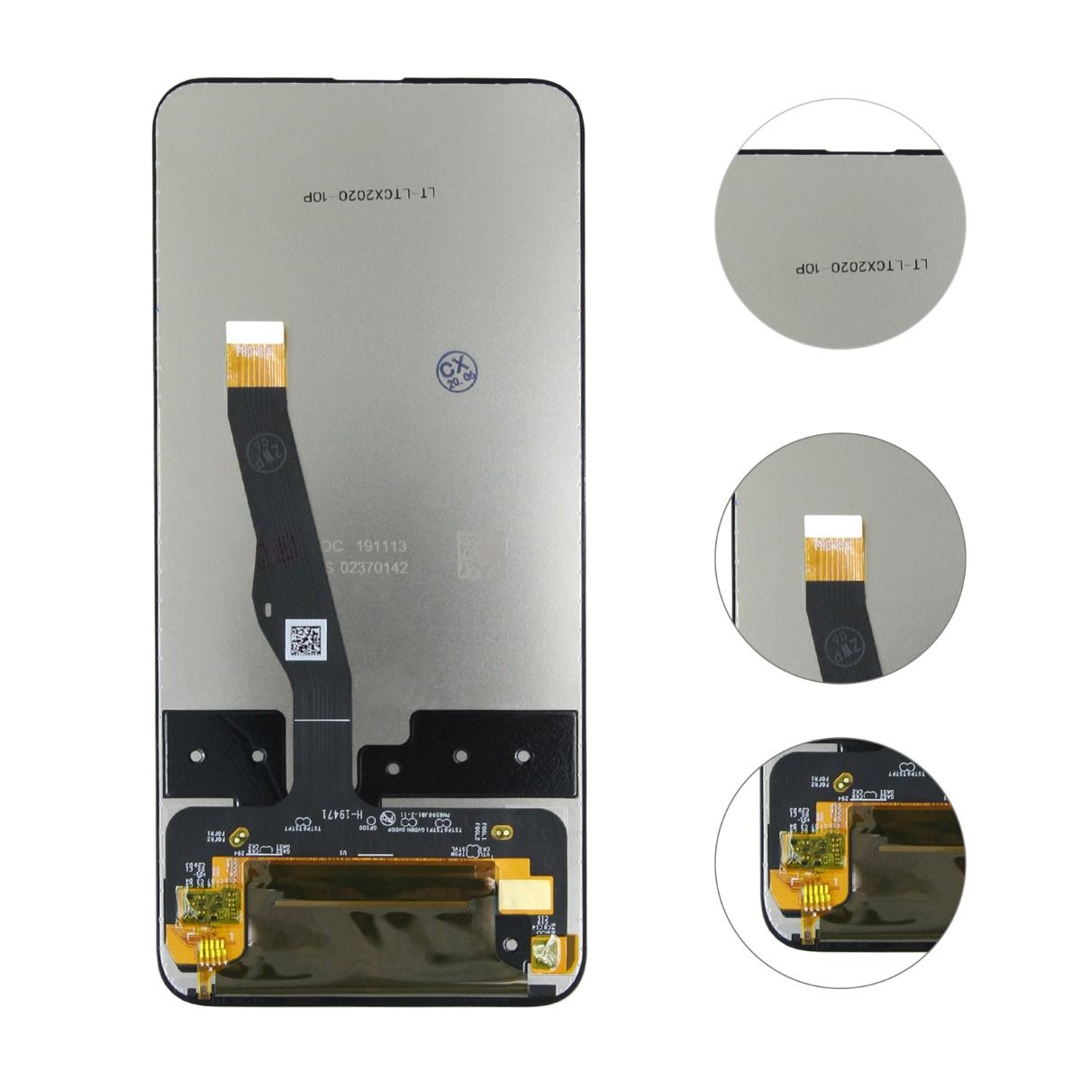 Huawei P Smart Z Skärm/Display OEM - Svart image 4