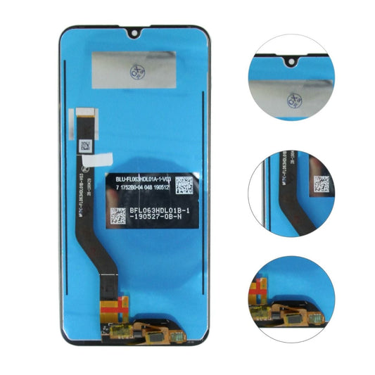 Huawei Y7 2019 Skärm/Display OEM - Svart image 3