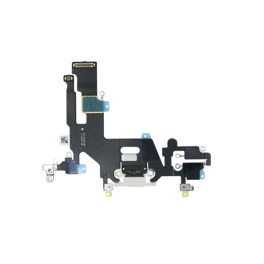 iPhone 11 Laddkontakt Flexkabel - Vit image 2