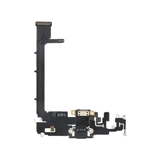 iPhone 11 Pro Max Laddkontakt Flexkabel - Rymdgrå image 3