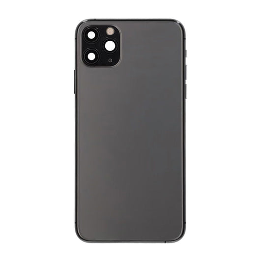 iPhone 11 Pro Max Baksida med Komplett Ram - Svart image 2