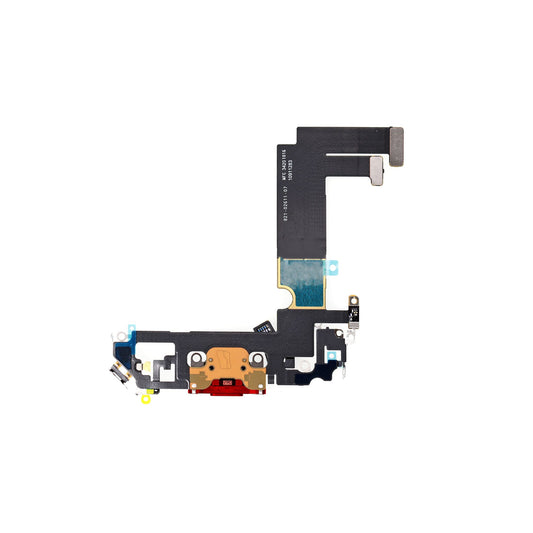 iPhone 12 Mini Laddkontakt Flexkabel - Röd image 2