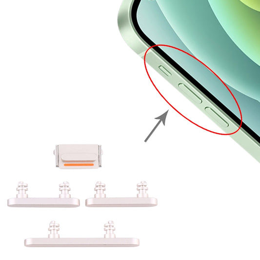 iPhone 12 Mini Sidoknappar - Vit image 2