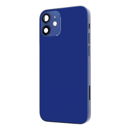 iPhone 12 Mini Baksida med Komplett Ram - Blå image 2