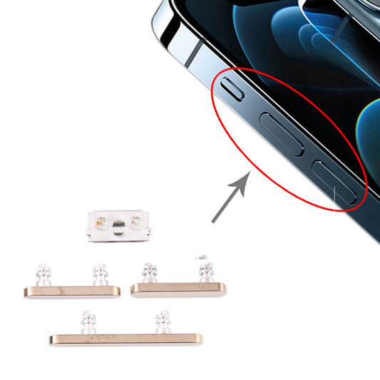 iPhone 12 Pro/12 Pro Max Sidoknappar - Guld image 2