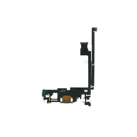 iPhone 12 Pro Max Laddkontakt Flexkabel - Guld image 2
