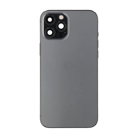 iPhone 12 Pro Max Baksida med Komplett Ram - Grafit image 2